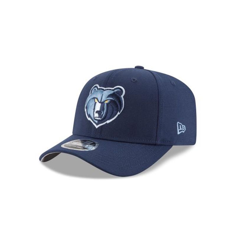 NBA Memphis Grizzlies Otc Stretch Snap 9Fifty Snapback (YJT1534) - Blue New Era Caps